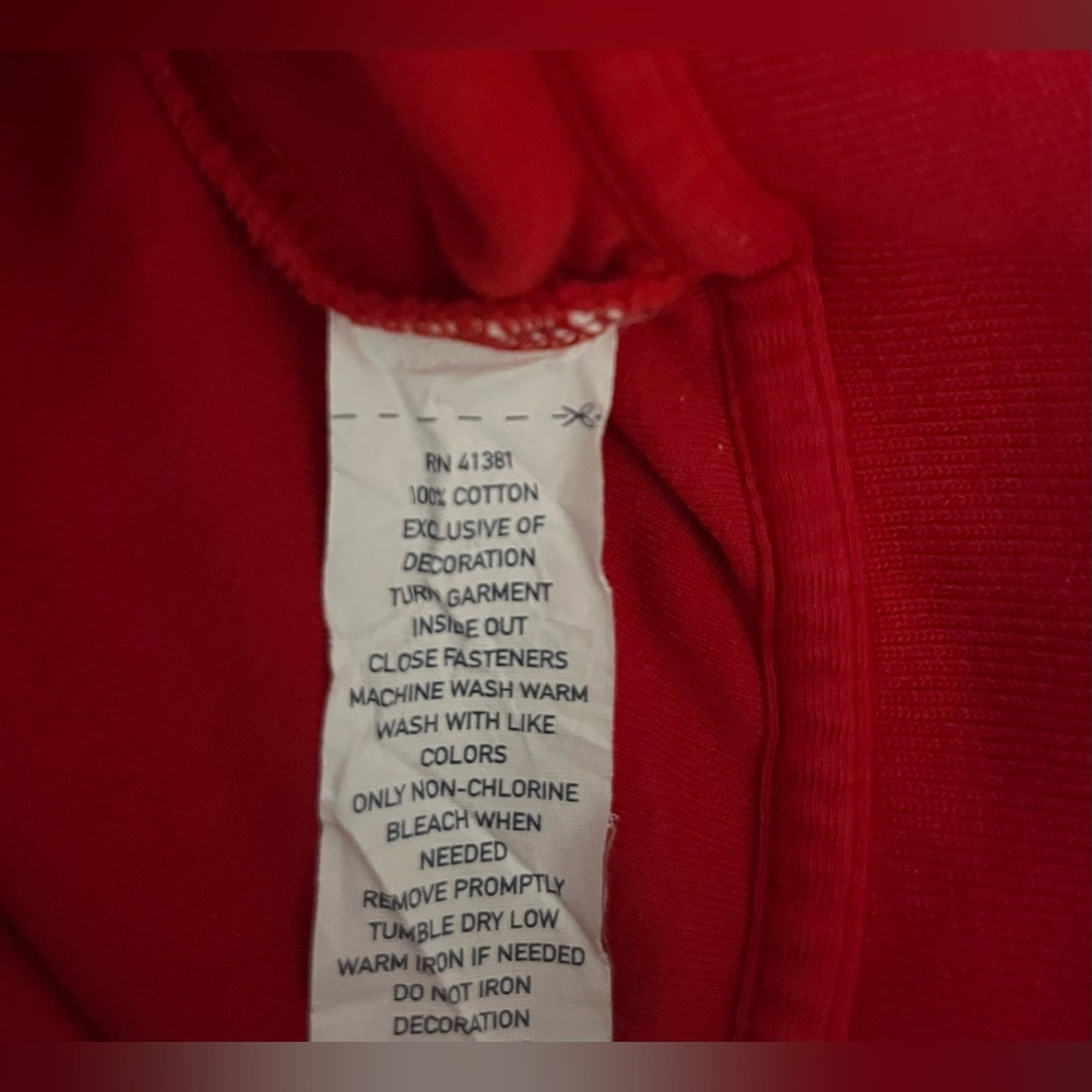 Polo Ralph Lauren Men M Red Black Full Zip Sweatshirt Track Jacket Sporty Preppy - Picture 9 of 11